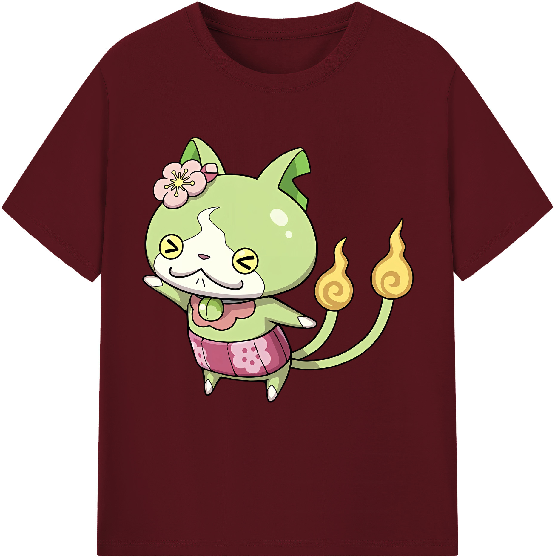 （画像用） 妖怪ウォッチ Yo-kai Watch 綿100％半袖Tシャツ（フロントプリント）